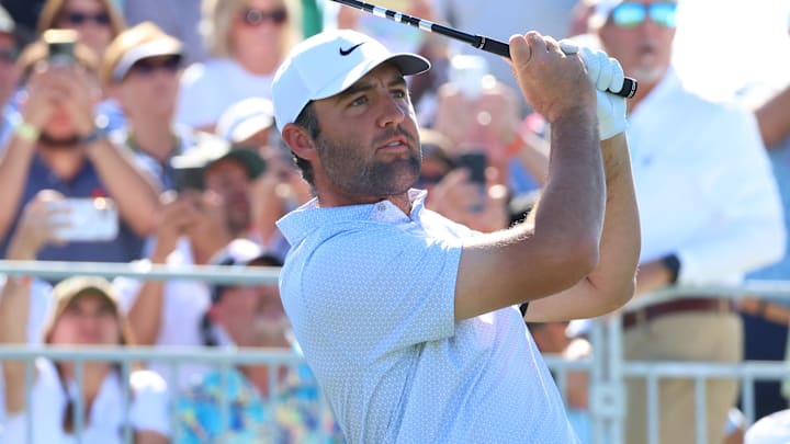 Scottie Scheffler bounced back after a first-round 73 to make the cut in Phoenix.  