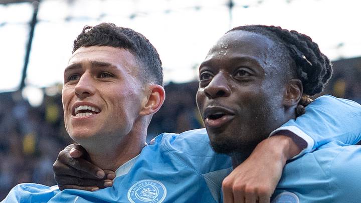 Phil Foden and Jeremy Doku celebrate for Manchester City Phil Foden and Jeremy Doku celebrate for Manchester City