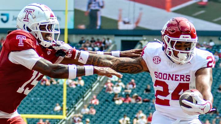 Oklahoma running back Xavier Robinson is looking for a bounce-back season after fighting through injury last season. Oklahoma running back Xavier Robinson is looking for a bounce-back season after fighting through injury last season.