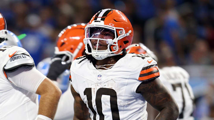 Cleveland Browns running back Quinshon Judkins