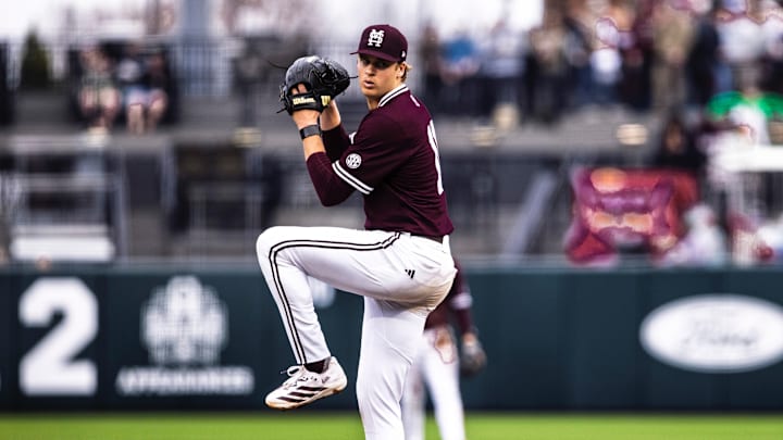 Mississippi State pitcher Duke Stone picked up a win his first start of the season Tuesday against Troy. Mississippi State pitcher Duke Stone picked up a win his first start of the season Tuesday against Troy.