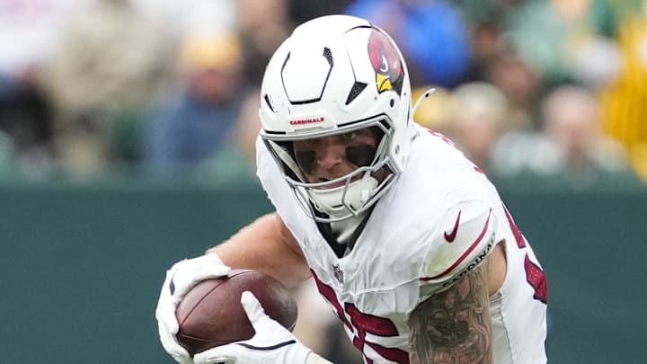 Arizona Cardinals tight end Trey McBride (85) during the game against the Green Bay Packers at Lambeau Field in 2024. Arizona Cardinals tight end Trey McBride (85) during the game against the Green Bay Packers at Lambeau Field in 2024.