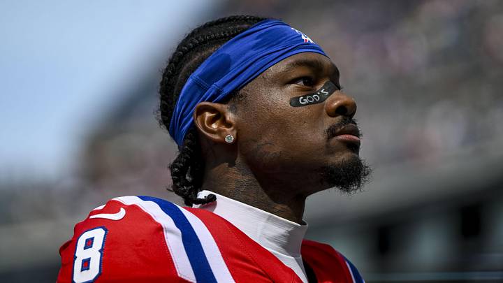 Former New England Patriots wide receiver Stefon Diggs (8).