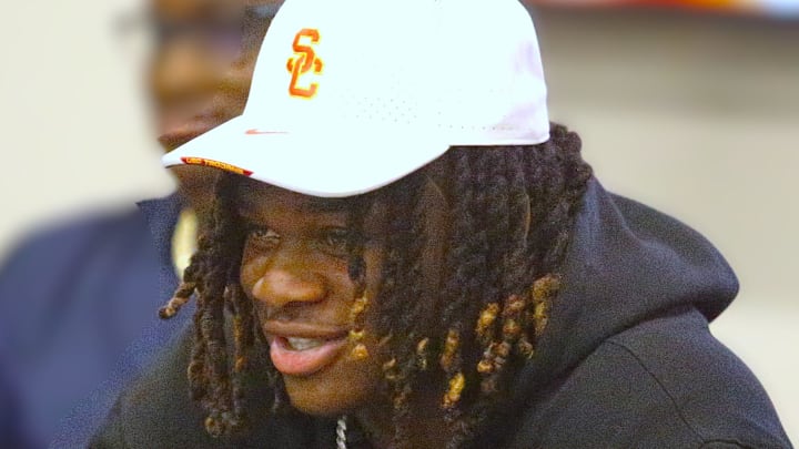 Former Escambia running back, and top junior college recruit, Waymond Jordan Jr. signed with the University of Southern California during a ceremony on Sunday, Jan. 5, 2024.