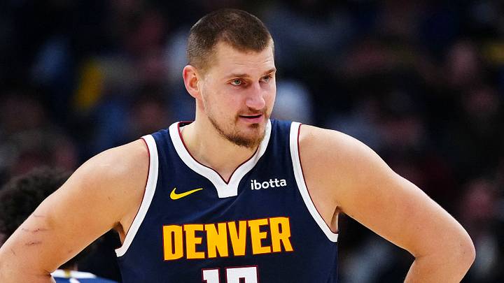 Dec 15, 2025; Denver, Colorado, USA; Denver Nuggets center Nikola Jokic (15) reacts in the second quarter against the Houston Rockets at Ball Arena. Mandatory Credit: Ron Chenoy-Imagn Images Dec 15, 2025; Denver, Colorado, USA; Denver Nuggets center Nikola Jokic (15) reacts in the second quarter against the Houston Rockets at Ball Arena. Mandatory Credit: Ron Chenoy-Imagn Images