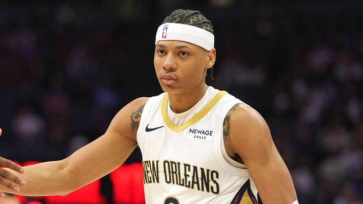 Apr 3, 2026; Sacramento, California, USA; New Orleans Pelicans guard Jeremiah Fears (0) during the second quarter against the Sacramento Kings at Golden 1 Center. Mandatory Credit: Darren Yamashita-Imagn Images Apr 3, 2026; Sacramento, California, USA; New Orleans Pelicans guard Jeremiah Fears (0) during the second quarter against the Sacramento Kings at Golden 1 Center. Mandatory Credit: Darren Yamashita-Imagn Images
