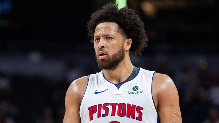 Apr 12, 2026; Indianapolis, Indiana, USA; Detroit Pistons guard Cade Cunningham (2) in the first half against the Indiana Pacers at Gainbridge Fieldhouse. Mandatory Credit: Trevor Ruszkowski-Imagn Images Apr 12, 2026; Indianapolis, Indiana, USA; Detroit Pistons guard Cade Cunningham (2) in the first half against the Indiana Pacers at Gainbridge Fieldhouse. Mandatory Credit: Trevor Ruszkowski-Imagn Images
