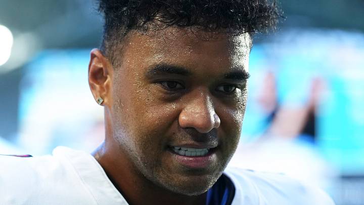 Atlanta Falcons quarterback Tua Tagovailoa Atlanta Falcons quarterback Tua Tagovailoa
