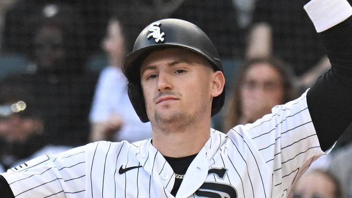 Sep 27, 2026; Chicago, Illinois, USA;  Chicago White Sox shortstop Colson Montgomery (12) reacts after striking out during the eighth inning against the Colorado Rockies at Rate Field.  Mandatory Credit: Matt Marton-Imagn Images