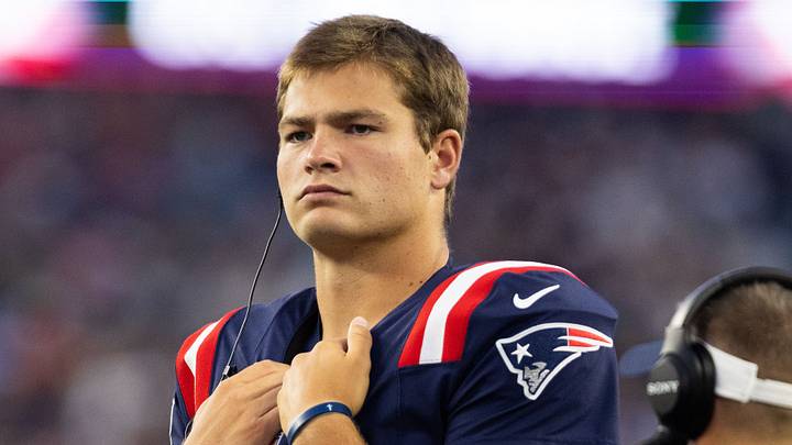 New England Patriots quarterback Drake Maye (10). New England Patriots quarterback Drake Maye (10).