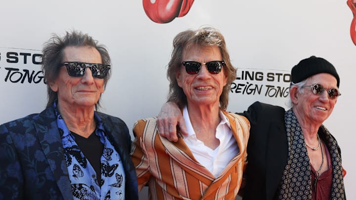 Rolling Stones on a publicity tour