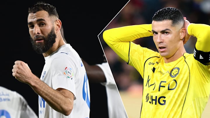 Karim Benzema (left) infuriated Cristiano Ronaldo with his winter move.