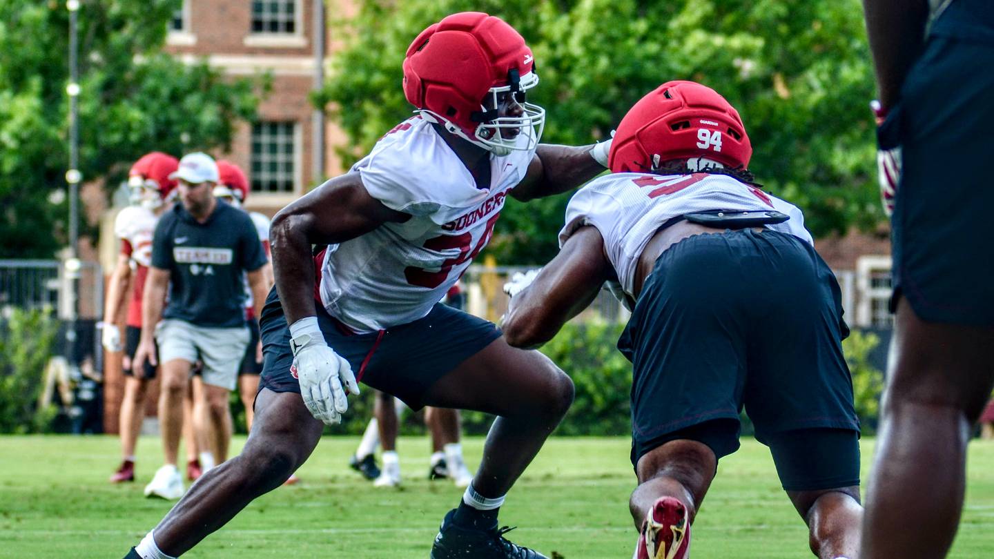 Oklahoma's Pair of Edge Rushers Made Stronger Through Competitive Back-And-Forths