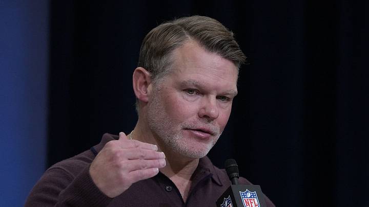 Indianapolis Colts general manager Chris Ballard meets with the media Indianapolis Colts general manager Chris Ballard meets with the media