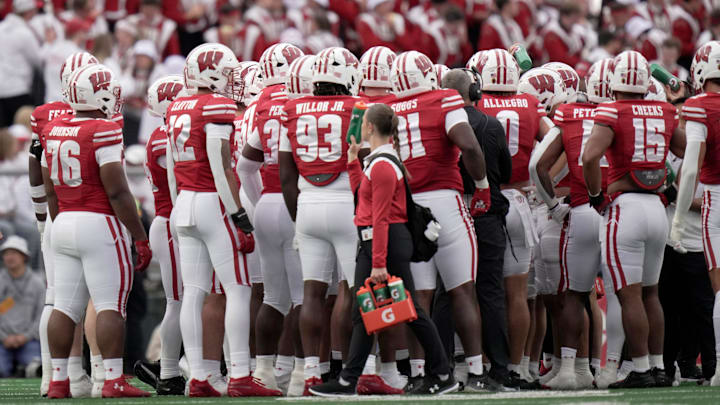Wisconsin head coach Luke Fickell is shown during the third quarter of the game against Middle Tennessee Saturday, September 6, 2025 at Camp Randall Stadium in Madison, Wisconsin. Wisconsin head coach Luke Fickell is shown during the third quarter of the game against Middle Tennessee Saturday, September 6, 2025 at Camp Randall Stadium in Madison, Wisconsin.