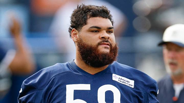 Chicago Bears offensive tackle Darnell Wright