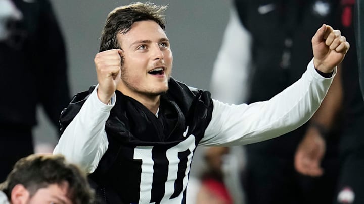 Columbus Aviators QB Aidan Sayin was a good brother to Julian Sayin during their one season together at Carlsbad High School Columbus Aviators QB Aidan Sayin was a good brother to Julian Sayin during their one season together at Carlsbad High School