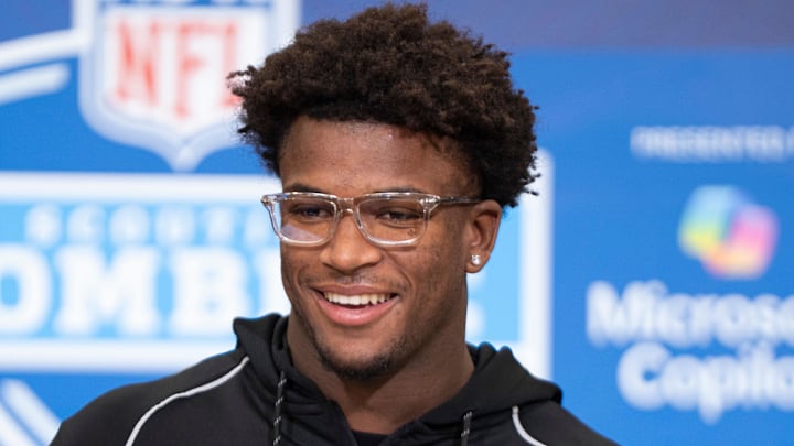 Dallas Cowboys defensive back Caleb Downs 