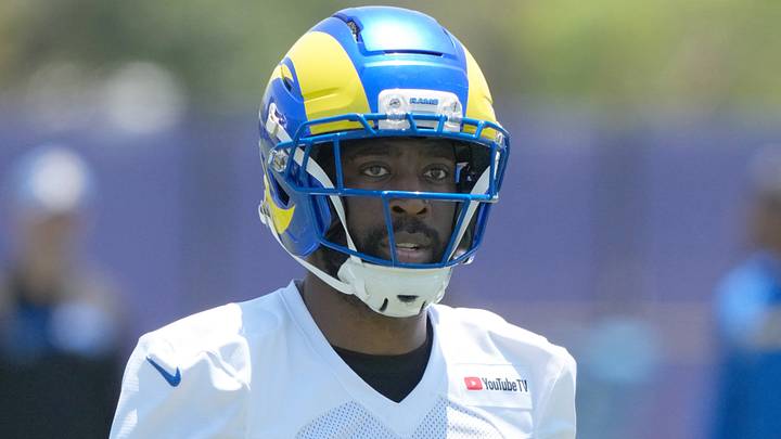 Los Angeles Rams cornerback Jaylen Watson. Los Angeles Rams cornerback Jaylen Watson.