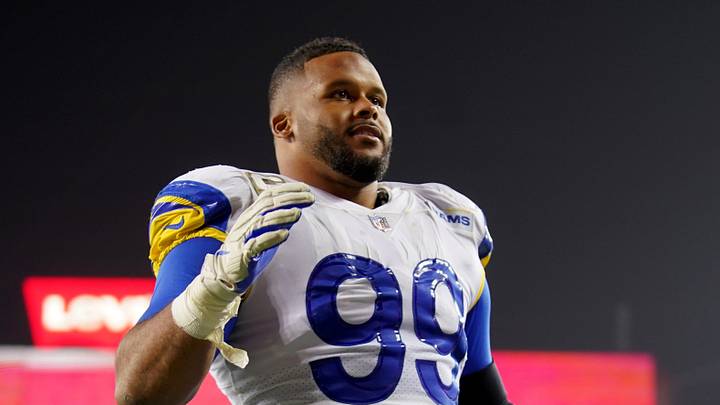 Los Angeles Rams defensive end Aaron Donald (99) Los Angeles Rams defensive end Aaron Donald (99)