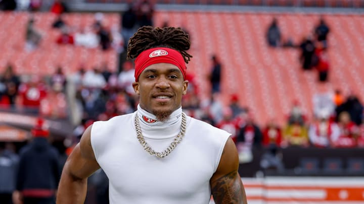 San Francisco 49ers wide receiver Demarcus Robinson San Francisco 49ers wide receiver Demarcus Robinson