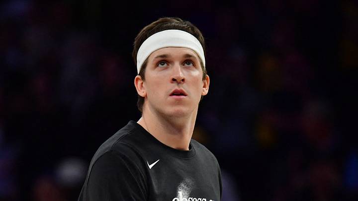 Apr 29, 2026; Los Angeles, California, USA; Los Angeles Lakers guard Austin Reaves (15) before playing against the Houston Rockets in game five of the first round of the 2026 NBA Playoffs at Crypto.com Arena. Mandatory Credit: Gary A. Vasquez-Imagn Images
