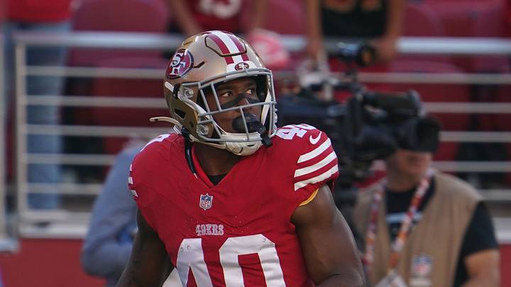 San Francisco 49ers running back Khalil Herbert (40) San Francisco 49ers running back Khalil Herbert (40)
