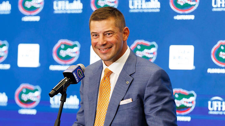 Florida Gators head coach Jon Sumrall enters his first season with the program. Florida Gators head coach Jon Sumrall enters his first season with the program.