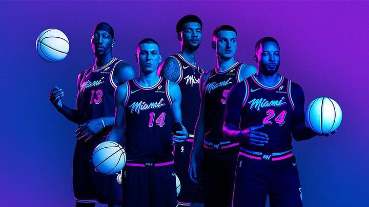 Miami Heat "Vice Night" uniforms.