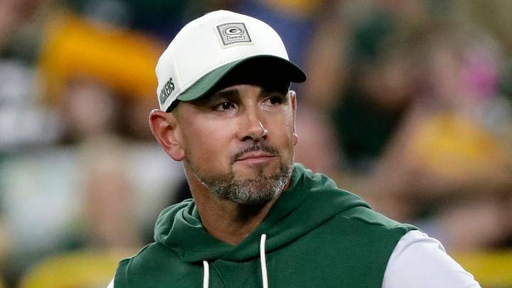 Green Bay Packers head coach Matt LaFleur Green Bay Packers head coach Matt LaFleur