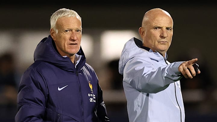 Didier Deschamps et Guy Stéphan - équipe de France