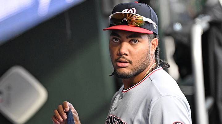 Washington Nationals outfielder James Wood Washington Nationals outfielder James Wood