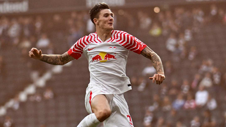 Benjamin Sesko a inscrit 14 buts pour sa première saison en Allemagne.