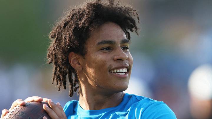 Carolina Panthers wide receiver Jalen Coker 