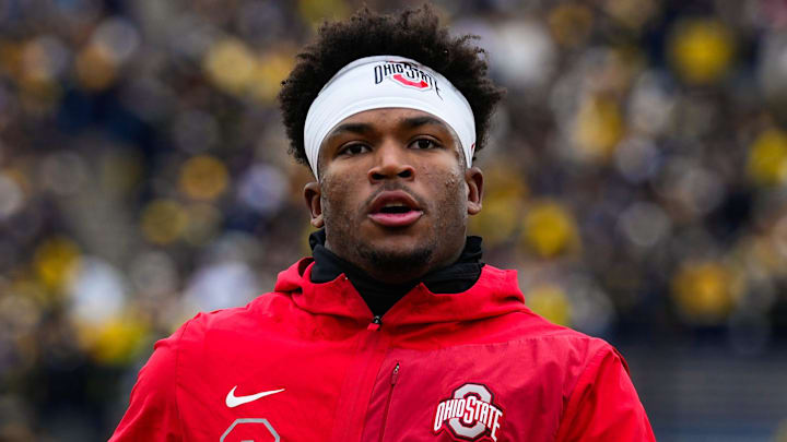 Ohio State Buckeyes defensive back Caleb Downs