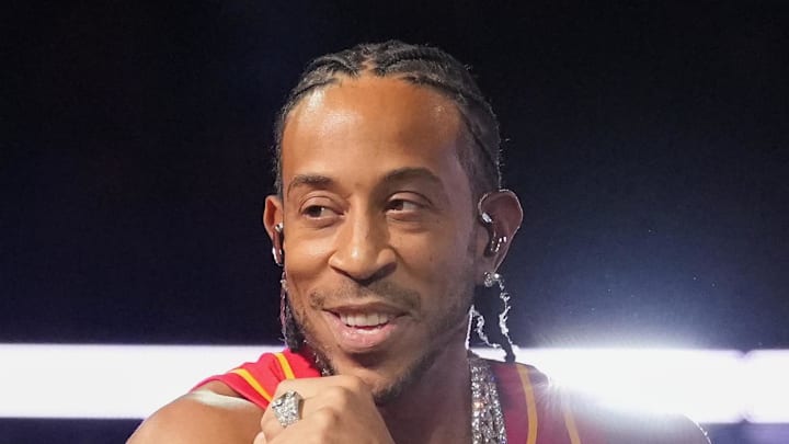 Ludacris performs during the 2026 NBA All-Star game