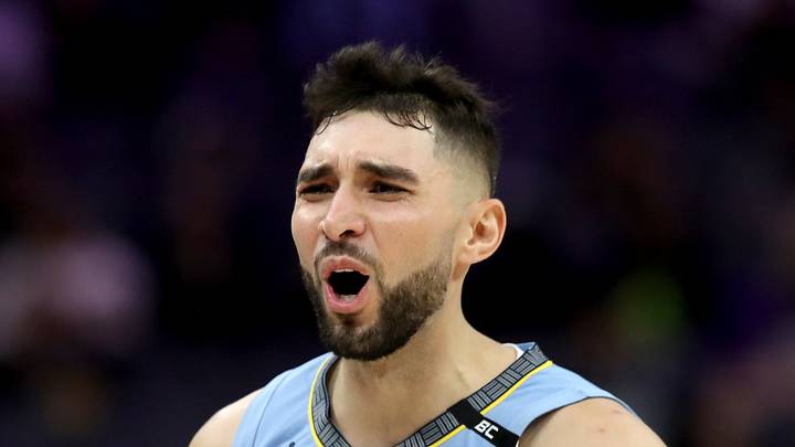 Sacramento, California, USA;  Memphis Grizzlies guard-forward Ty Jerome (2) reacts after making a basket against the Sacramento Kings during the fourth quarter at Golden 1 Center on Oct 25, 2026. 
