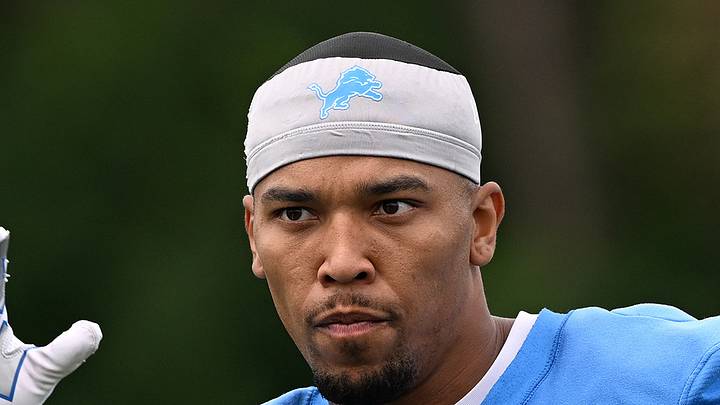 Detroit Lions wide receiver Amon-Ra St. Brown (14). Detroit Lions wide receiver Amon-Ra St. Brown (14).