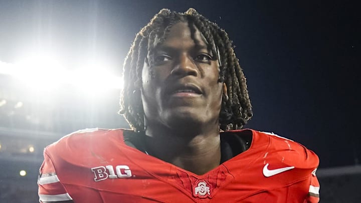 Ohio State Buckeyes linebacker Arvell Reese Ohio State Buckeyes linebacker Arvell Reese