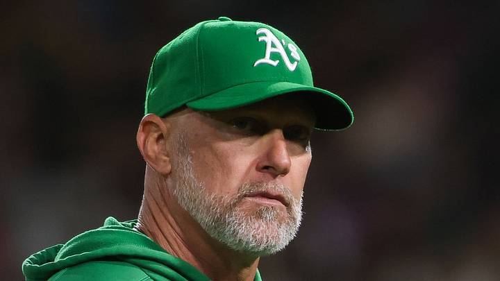May 1, 2026; West Sacramento, California, USA; Athletics manager Mark Kotsay (7) walks back to the dugout after making a pitching change during the sixth inning against the Cleveland Guardians at Sutter Health Park. Mandatory Credit: Scott Marshall-Imagn Images May 1, 2026; West Sacramento, California, USA; Athletics manager Mark Kotsay (7) walks back to the dugout after making a pitching change during the sixth inning against the Cleveland Guardians at Sutter Health Park. Mandatory Credit: Scott Marshall-Imagn Images