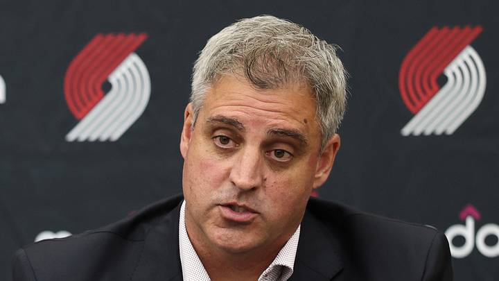 Micah Nori answers questions from the press conference at the Trail Blazers Practice Facility. Micah Nori answers questions from the press conference at the Trail Blazers Practice Facility.