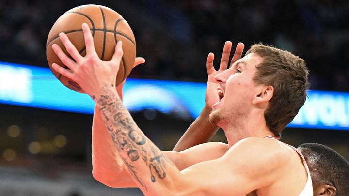 Oct 9, 2026; Chicago, Illinois, USA; Chicago Bulls forward Matas Buzelis (14) shoots against the Memphis Grizzlies during the first half at United Center. Mandatory Credit: Matt Marton-Imagn Images Oct 9, 2026; Chicago, Illinois, USA; Chicago Bulls forward Matas Buzelis (14) shoots against the Memphis Grizzlies during the first half at United Center. Mandatory Credit: Matt Marton-Imagn Images