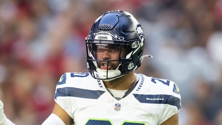 Seattle Seahawks safety Julian Love against the Arizona Cardinals at State Farm Stadium.