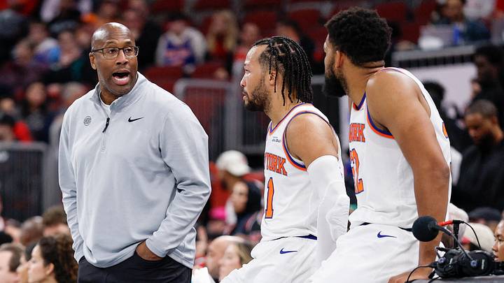 How Mike Brown handles Jalen Brunson and Karl-Anthony Towns will be key to the Knicks' rotations in the 2026-27 season. Mandatory Credit: Kamil Krzaczynski-Imagn Images How Mike Brown handles Jalen Brunson and Karl-Anthony Towns will be key to the Knicks' rotations in the 2026-27 season. Mandatory Credit: Kamil Krzaczynski-Imagn Images