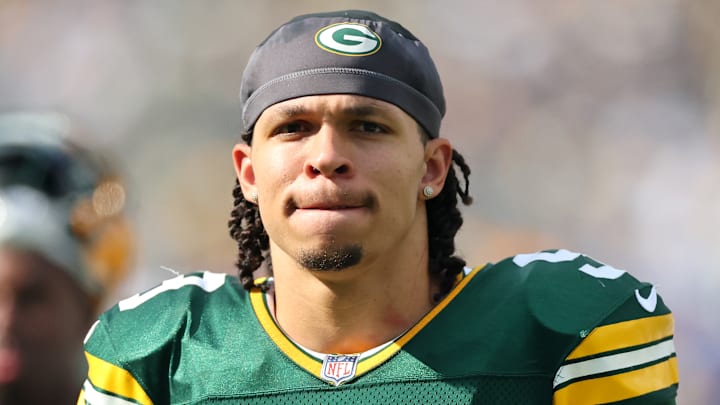 Green Bay Packers wide receiver Christian Watson