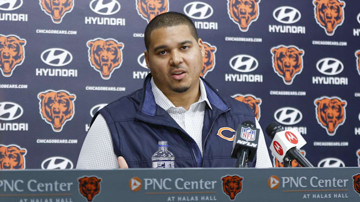 Chicago Bears general manager Ryan Poles 