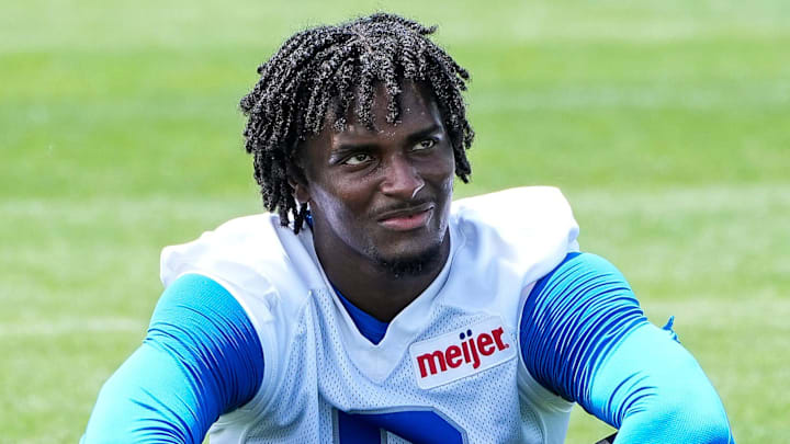 Detroit Lions cornerback Ennis Rakestraw Jr. Detroit Lions cornerback Ennis Rakestraw Jr.