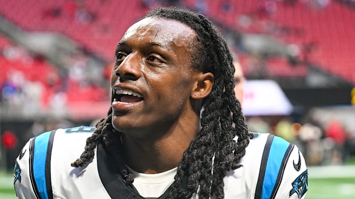 Carolina Panthers cornerback Jaycee Horn Carolina Panthers cornerback Jaycee Horn