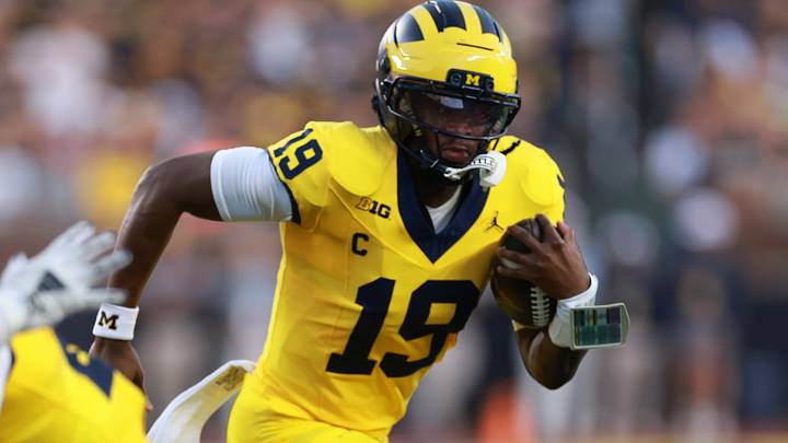Michigan quarterback Bryce Underwood Michigan quarterback Bryce Underwood