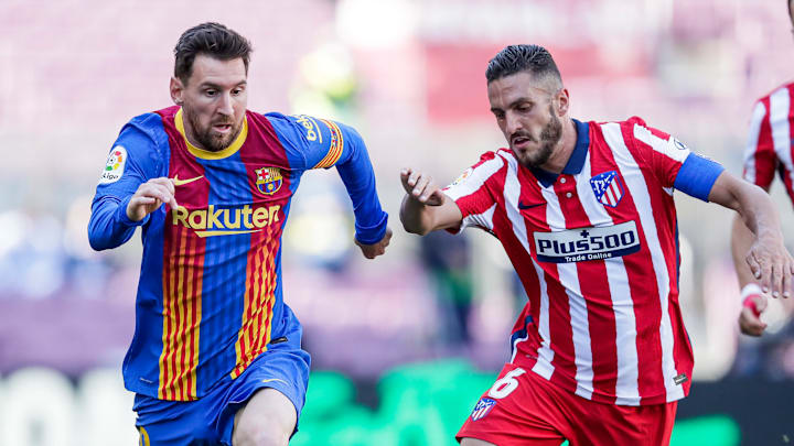 Leo Messi y Koke